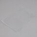A clear plastic bag of Menu Solutions clear 2-hole page protectors on a white surface.