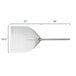 An American Metalcraft aluminum pizza peel with a white background.