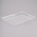 a white plastic tray with a lid