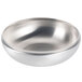 A silver domed cover with a white background.