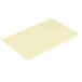 A white rectangular object with yellow lines.