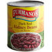 Furmano's #10 Can Dark Red Kidney Beans in Brine - 6/Case