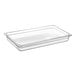 A Cambro clear polycarbonate food pan.