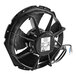A black True Refrigeration evap fan motor with wires.