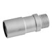 A stainless steel Hobart shaft with a silver threaded connector.
