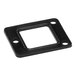 a black square with holes
