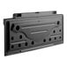 a black rectangular object with holes