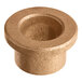 A bronze American Range Oilite bronze bushing with a flange.