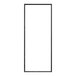 A black rectangular gasket with a white background.