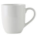 Tuxton BPM-160A DuraTux 16 oz. Bright White Milano China Mug - 24/Case