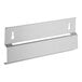 A stainless steel Pitco basket hanger with two holes.