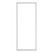 A white rectangular gasket with black lines.