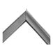 A metal frame with a square shape for a Metro holding cabinet door seal.