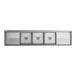 A stainless steel Advance Tabco three compartment sink with two drainboards.
