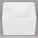 A white rectangular Cal-Mil melamine box with a black border.