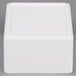 A white rectangular melamine box with a lid.