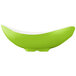 A green Keywest melamine bowl with white edges.