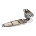 A metal 2-inch offset hinge with a pivoting mechanism, designed for commercial or industrial use.