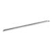 A long metal bar with a hole at each end on a white background.