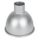 An American Metalcraft silver aluminum funnel with a round base and neck.