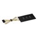 A black rectangular Manitowoc Ice membrane with icons and a black and yellow cable.