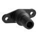 A black plastic Manitowoc Ice adapter with a hole.