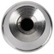 A close-up of a Vollrath chrome knob handle.