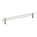 A metal bar with a pair of metal rods on each end.