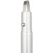 A Unger zinc thread cranked joint angle adapter with a silver metal pipe and metal handle.