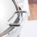 A close-up of a Vollrath Avenger chafer cover handle.