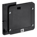 A black plastic rectangular LCD housing with a metal latch and screws.