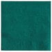 A Hunter green 2-ply beverage napkin.