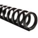 A box of black Swingline GBC ProClick binding spines with black metal rings.