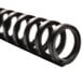 A close-up of a black Swingline ProClick binding spine coil.