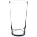 A Libbey straight sided iced tea glass with a clear bottom.