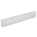 A white rectangular Cooking Performance Group kick plate.