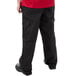 a close-up of a black pants