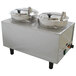 Benchmark USA 51072P Dual 7 Qt. Warmer with Ladles and Lids - 120V, 1200W
