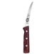 A Victorinox curved boning knife with a rosewood handle.