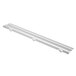 A white metal Cambro Ultra&#174;Pan rail pair.