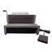 A close-up of a black Swingline GBC CombBind C800pro electric binding machine with a cord holder.