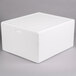 A white foam Polar Tech Thermo Chill insulated shipping box on a gray surface.