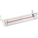 A white rectangular Schwank outdoor patio heater with red lines.