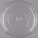 a clear plastic container with a circle