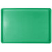 A green rectangular Winholt polystyrene display tray with a plastic handle.