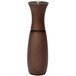 A Fletchers' Mill walnut wooden pepper mill with a metal top.