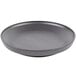 A graphite grey Dinex Insul-Base meal delivery base on a counter.