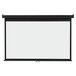 A white screen with a black frame.