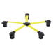A yellow FLAT Tech table pad with black connectors on the bottom.