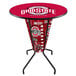 A Holland Bar Stool table with the Ohio State University logo on it.